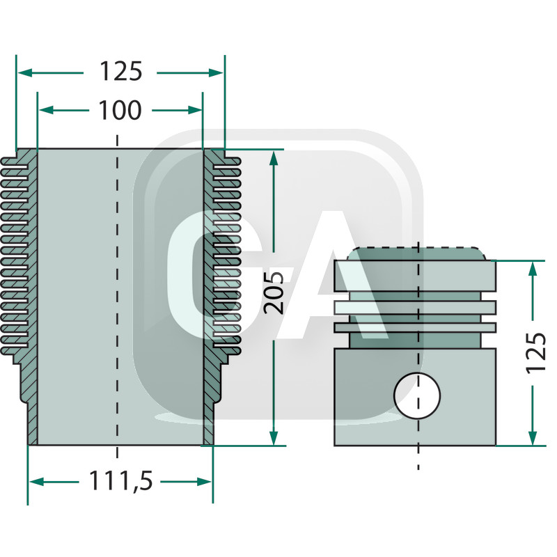 Kit cylindree tracteur Guldner